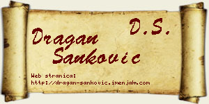 Dragan Sanković vizit kartica